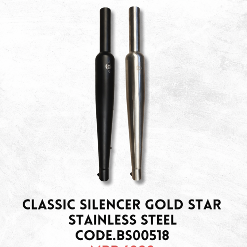 Classic Gold Star Silencer (Stainless Steel)